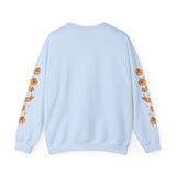 Orange Cat Lover Crewneck Sweatshirt