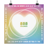 555 Angel Number Matte Art Print