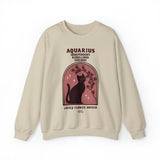 Aquarius Cat Astrology Crewneck