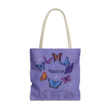 Aquarius Butterfly Astrology Tote
