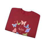 Aries Butterfly Astrology Crewneck