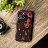 Moon Girl Phone Case - Red