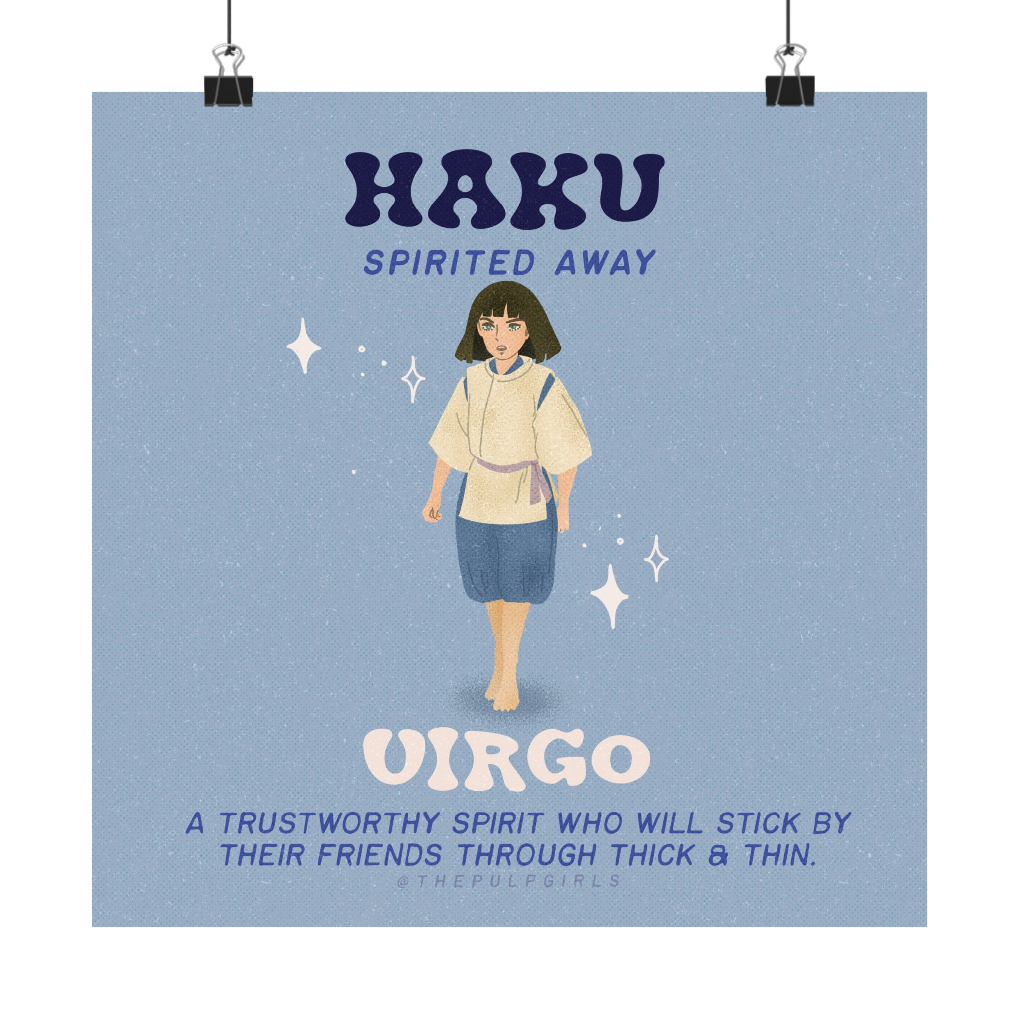 Studio Ghibli Fan - Haku - Virgo - Art Print