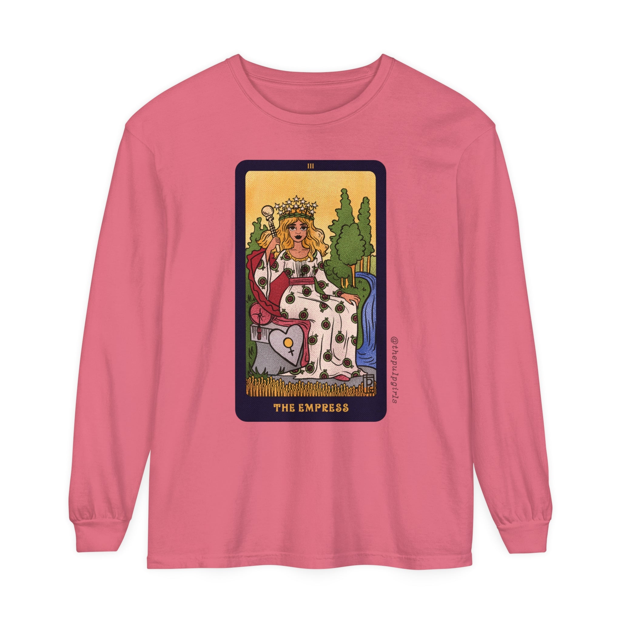 The Empress Tarot Long Sleeve Tee