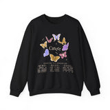 Cancer Butterfly Astrology Crewneck