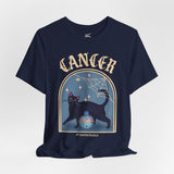 Cancer Spooky Cat Astrology Tee