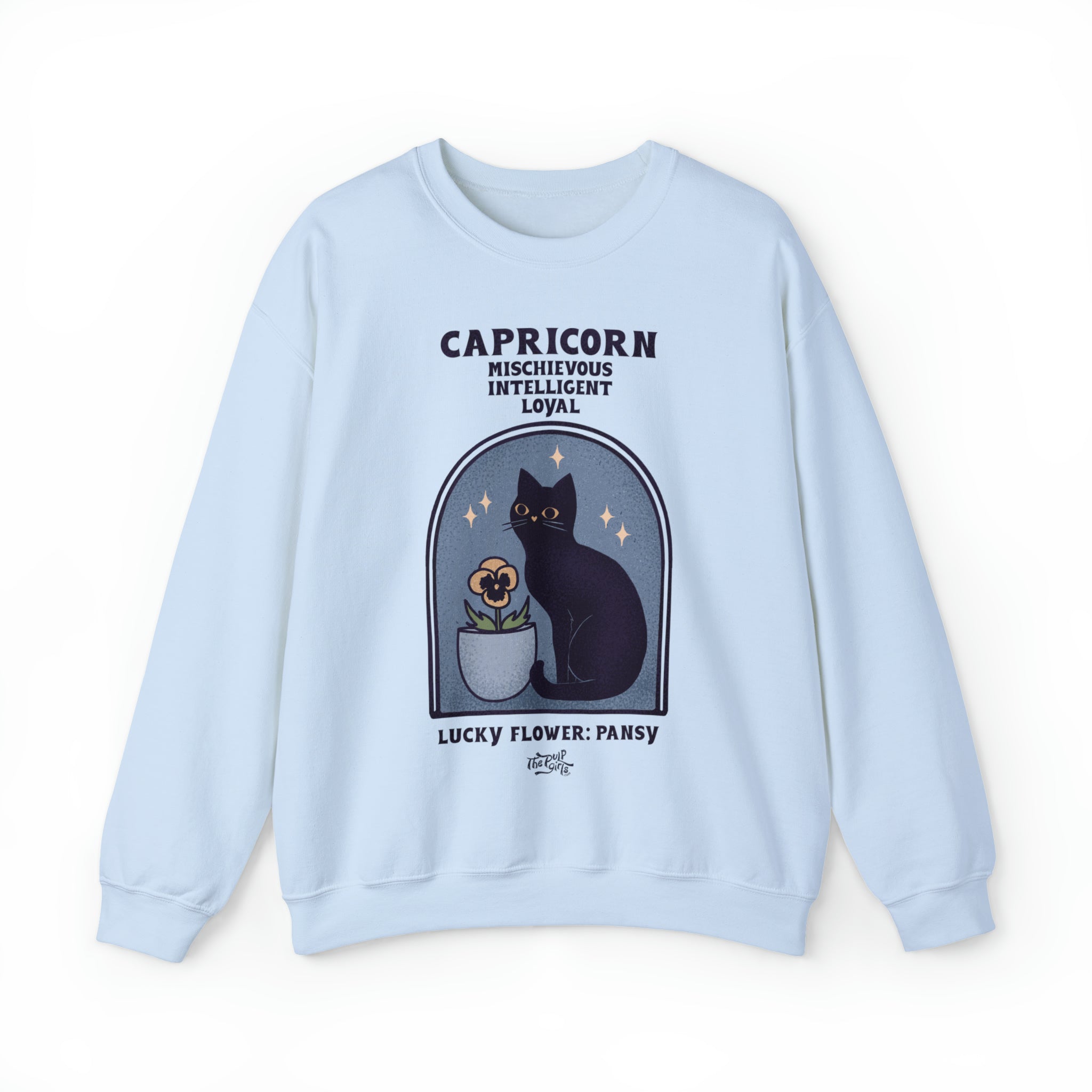 Capricorn Cat Astrology Crewneck