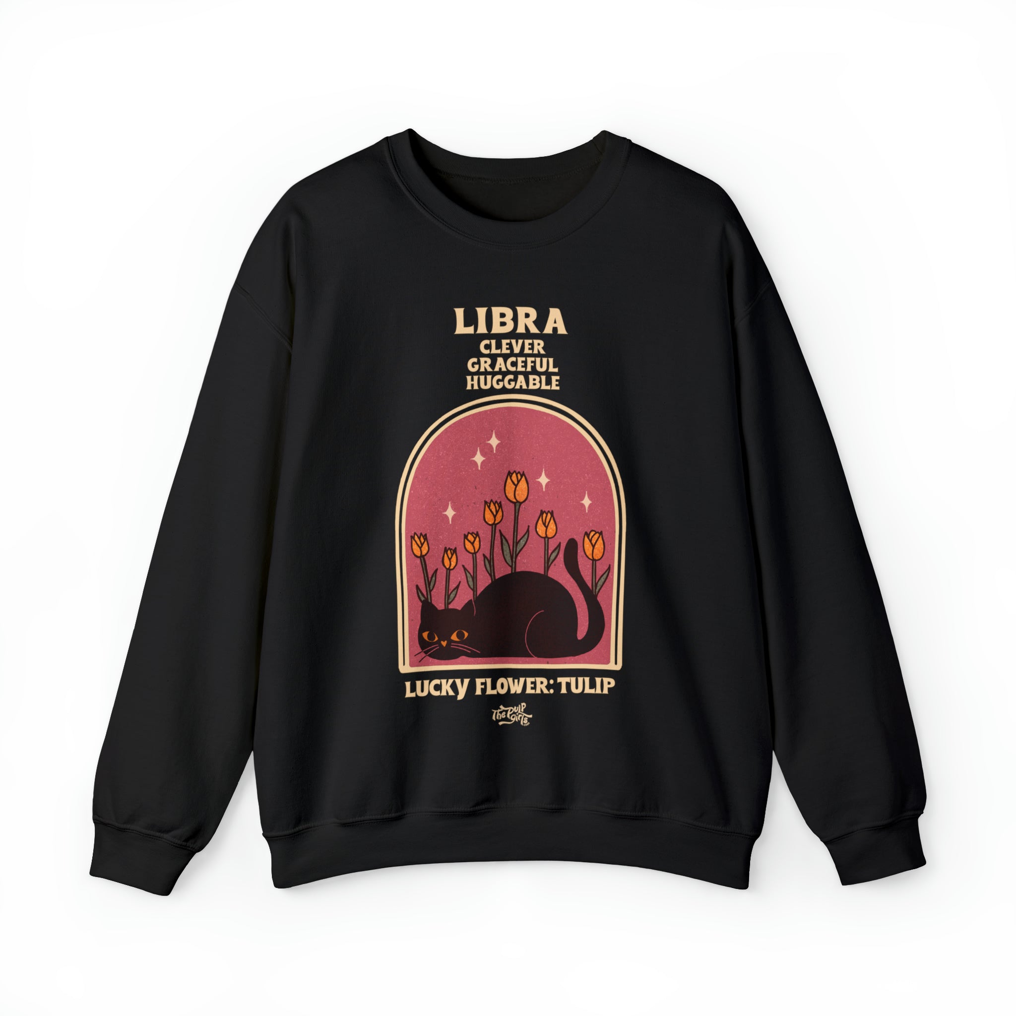 Libra Cat Astrology Crewneck