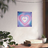 666 Angel Number Matte Art Print