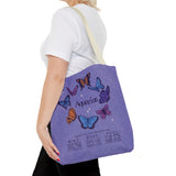 Aquarius Butterfly Astrology Tote