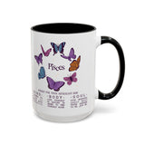 Pisces Butterfly Astrology Mug