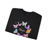 Pisces Butterfly Astrology Crewneck