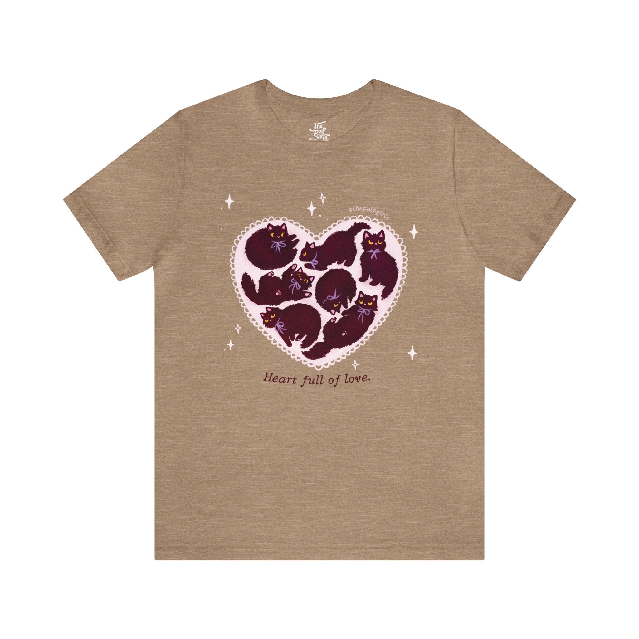 Heart Full Of Cat Love Tee