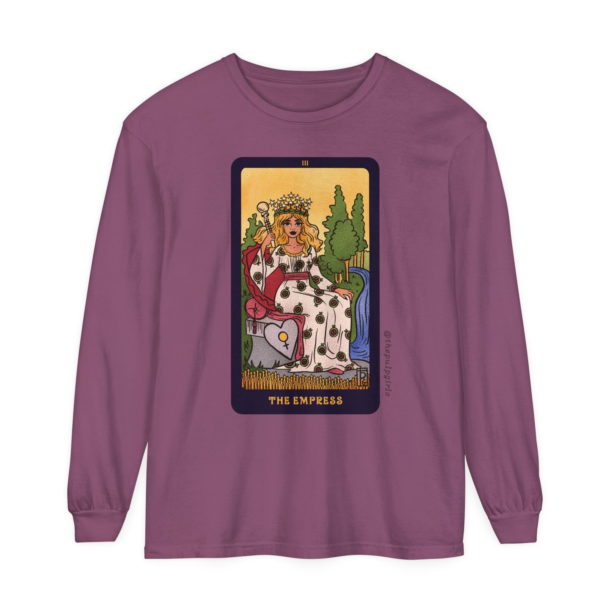 The Empress Tarot Long Sleeve Tee