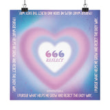 666 Angel Number Matte Art Print