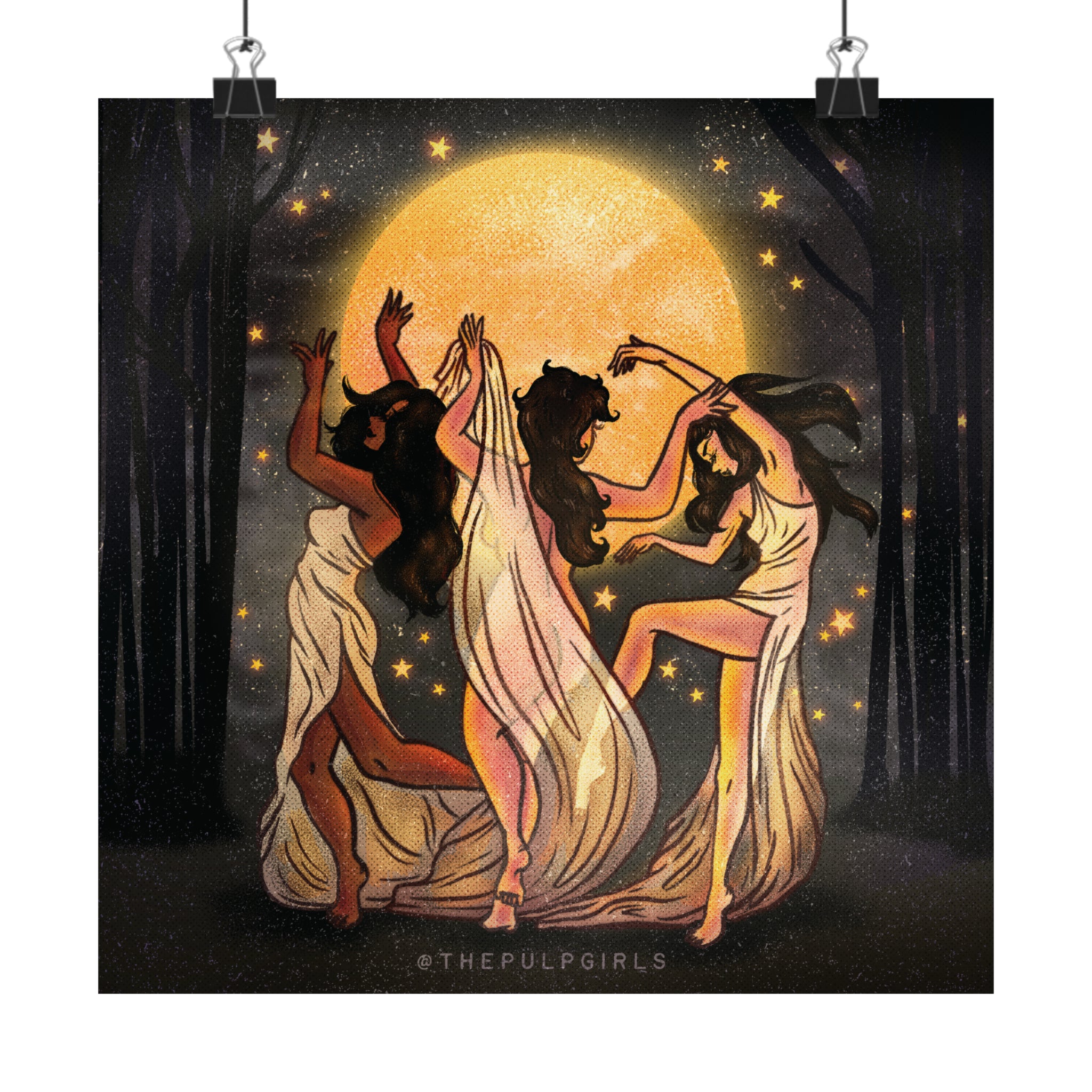 Sisters of the Moon Matte Art Print