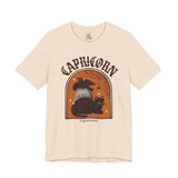 Capricorn Spooky Cat Astrology Tee