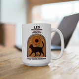 Leo Cat Astrology Mug
