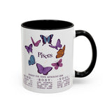 Pisces Butterfly Astrology Mug