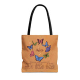 Aries Butterfly Astrology Tote