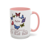 Aries Butterfly Astrology Mug