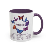 Aquarius Butterfly Astrology Mug