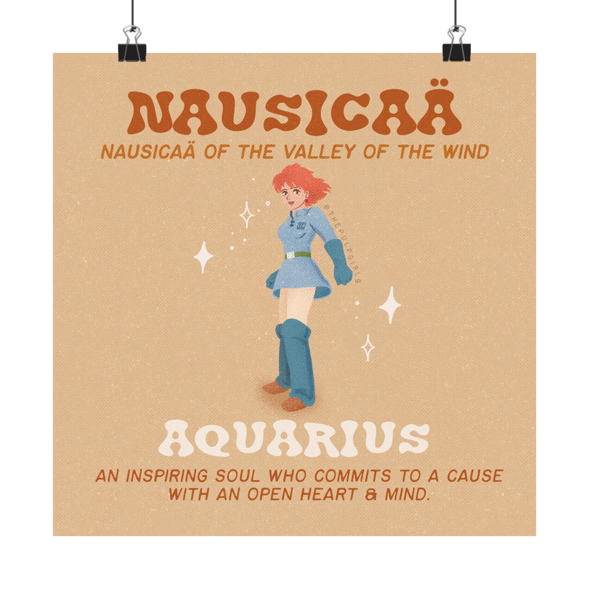 Studio Ghibli Fan - Nausicaa - Aquarius - Art Print