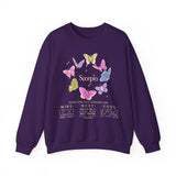 Scorpio Butterfly Astrology Crewneck