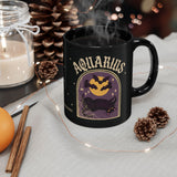 Aquarius Spooky Cat Astrology Mug