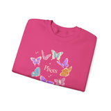 Pisces Butterfly Astrology Crewneck