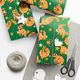 Orange Cat Lover Gift Wrap Papers
