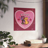 Virgo Lover Dog Art Print