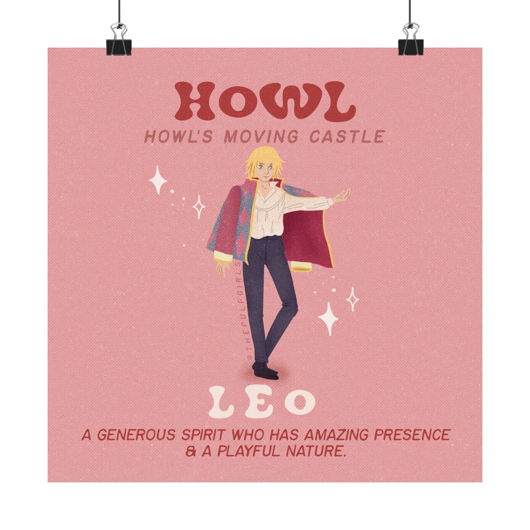 Studio Ghibli Fan - Howl - Leo - Art Print