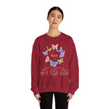 Aries Butterfly Astrology Crewneck