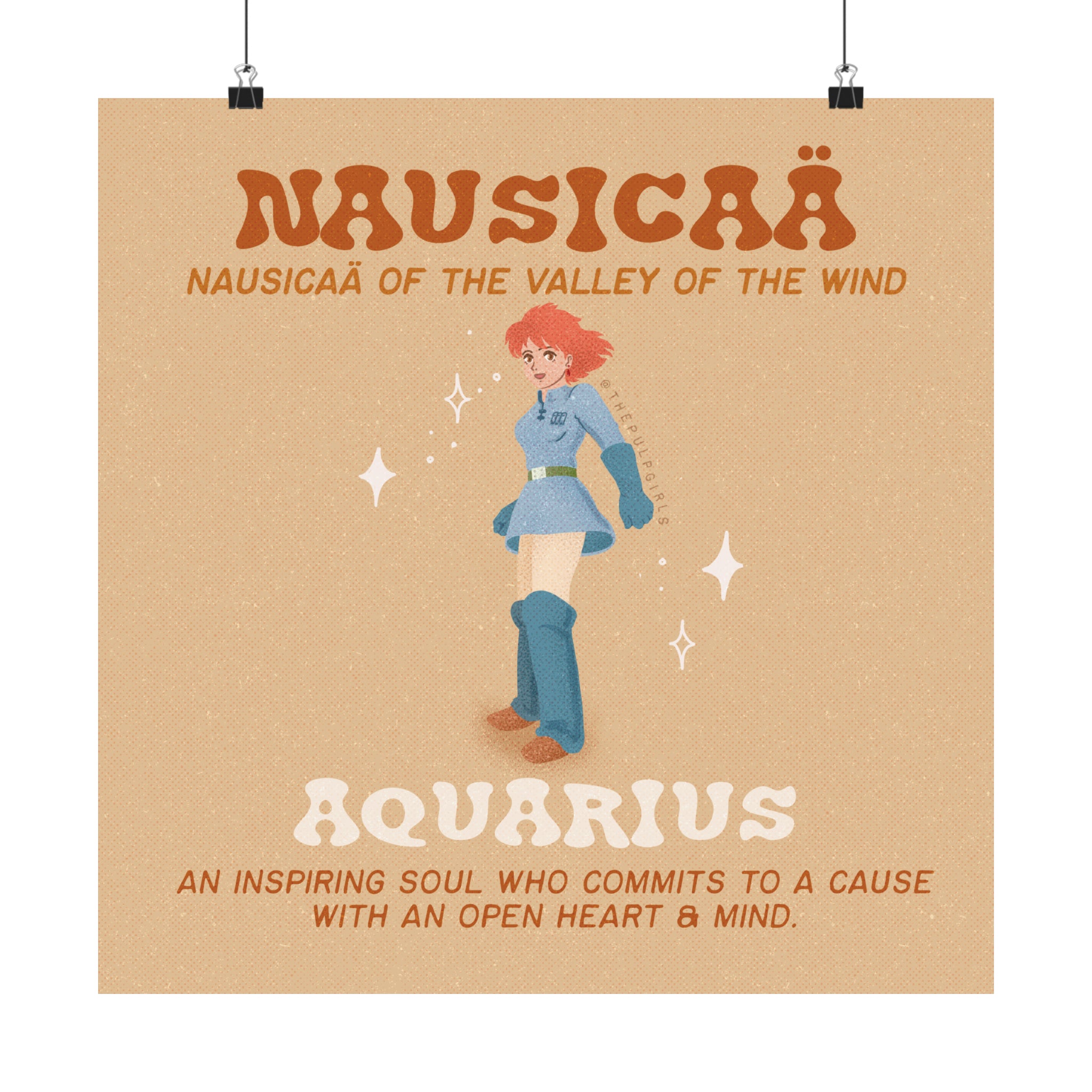 Studio Ghibli Fan - Nausicaa - Aquarius - Art Print