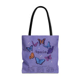 Aquarius Butterfly Astrology Tote
