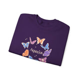 Aquarius Butterfly Astrology Crewneck