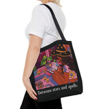 Between Stars and Spells Tote Bag