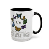 Leo Butterfly Astrology Mug