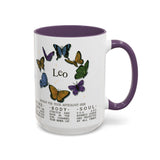 Leo Butterfly Astrology Mug
