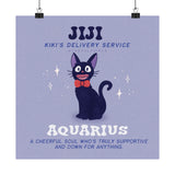 Studio Ghibli Fan - Jiji - Aquarius - Art Print
