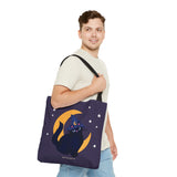 Moon Cat Tote Bag