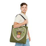 Cancer Lover Dog Astrology Tote
