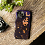 Moon Girl Phone Case - Purple