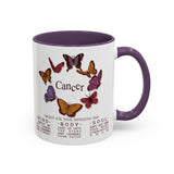Cancer Butterfly Astrology Mug