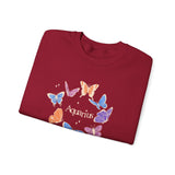 Aquarius Butterfly Astrology Crewneck
