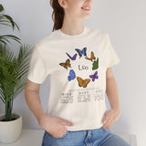 Leo Astrology Butterfly Tee