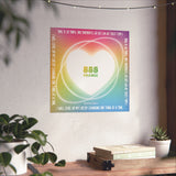 555 Angel Number Matte Art Print