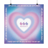 666 Angel Number Matte Art Print
