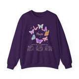 Pisces Butterfly Astrology Crewneck